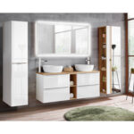 Badezimmer Set Weiß Hochgl. Mit Keramik Kaufen | Home24 With Regard To Home24 Badezimmer