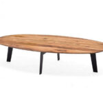 Couchtisch Massivholz Wildeiche Oval Pertaining To Ovaler Couchtisch Holz