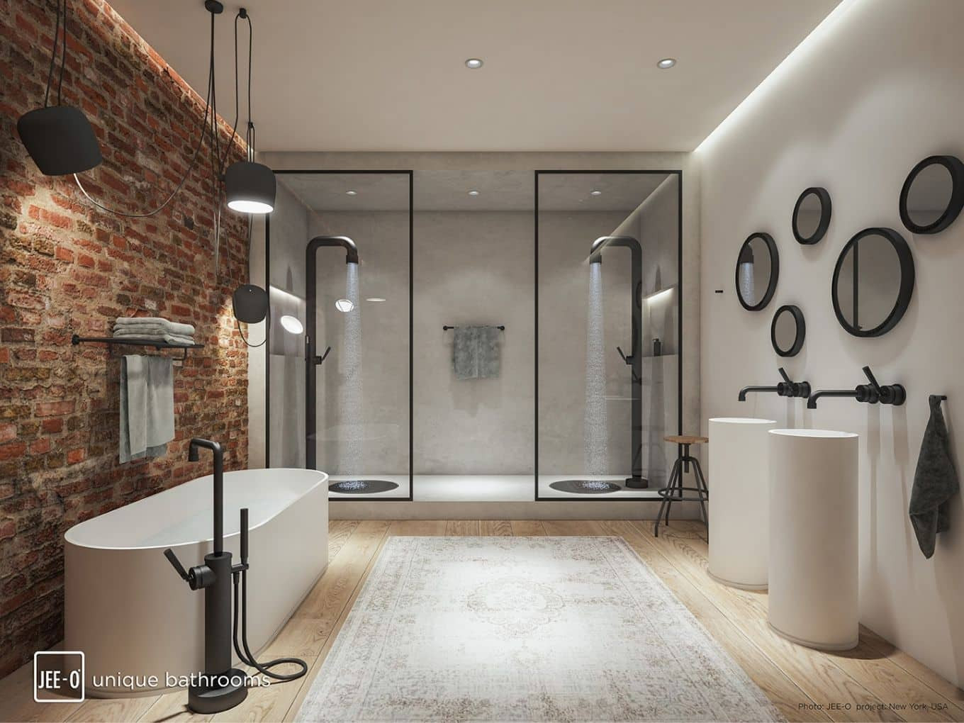 Der Industrial Style Zieht Ins Bad Ein - Bathspiration in Badezimmer Industrial