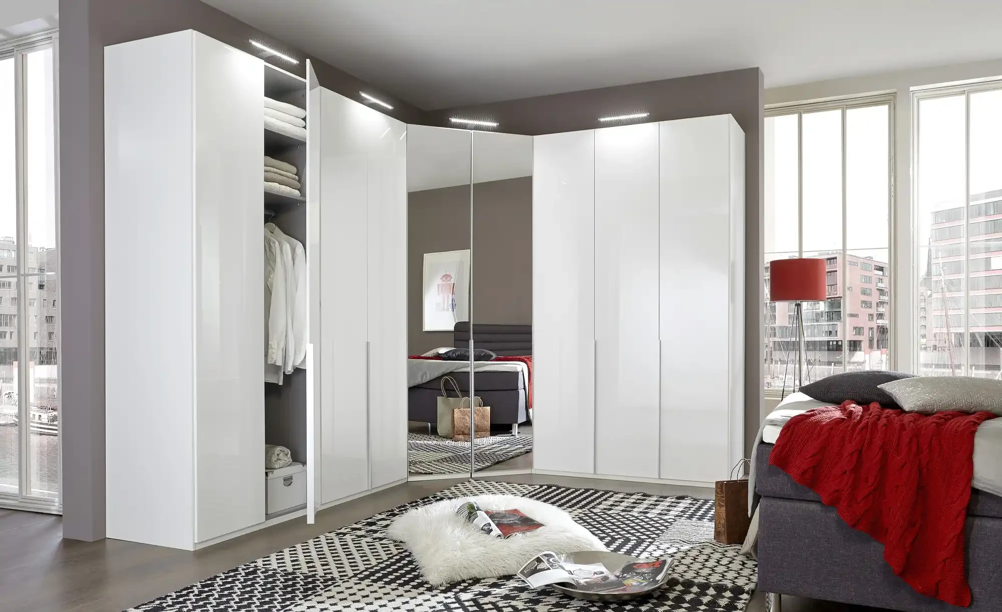 Eckschrank New York, Gefunden Bei Sconto throughout Schlafzimmer Mit Eckschrank