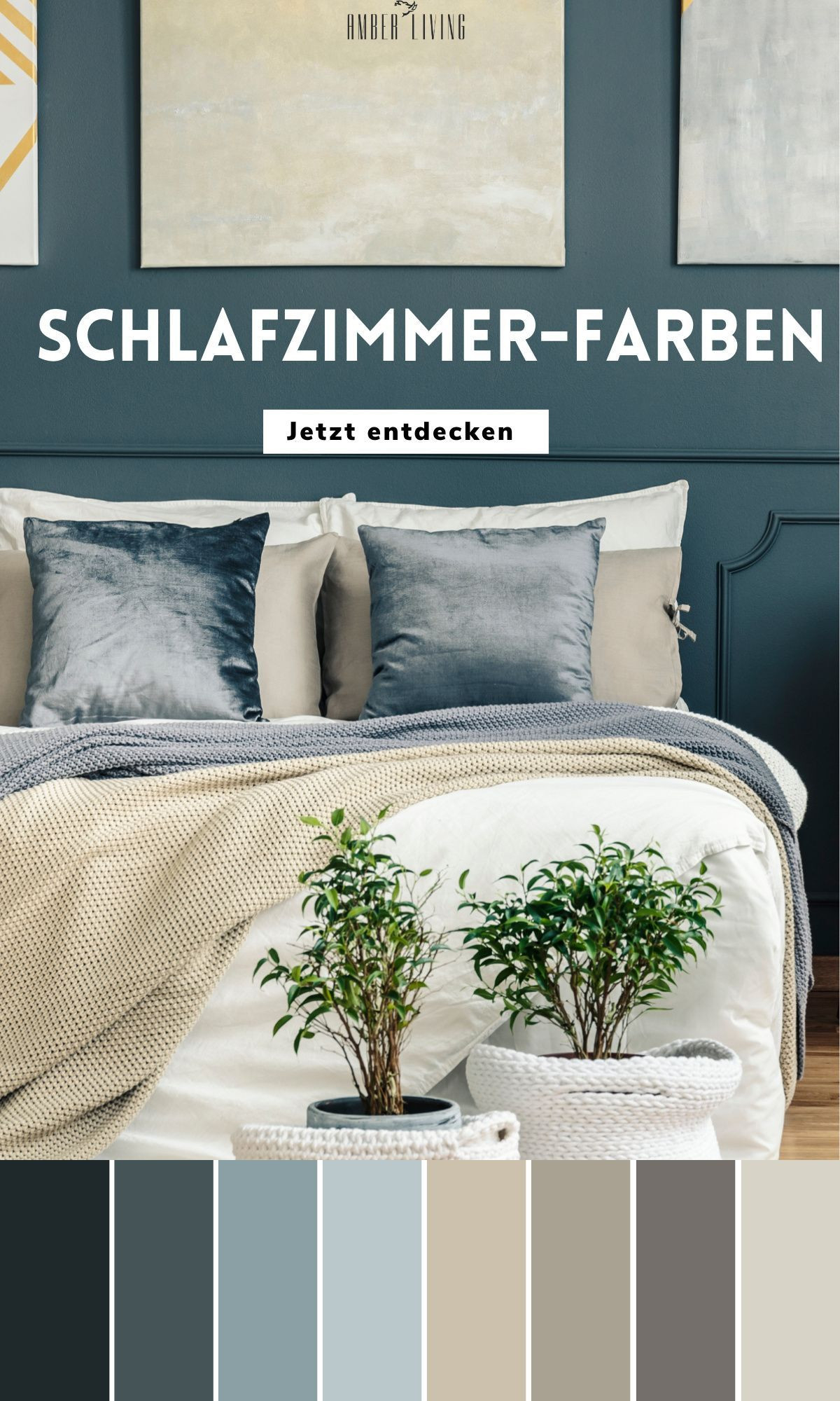 Farben &amp; Wandgestaltung Im Schlafzimmer for Schlafzimmer Einrichten Farben