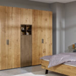 Fena Von Hülsta – Kleiderschrank Balkeneiche Mit Design Element Bronze In Fena Schlafzimmer