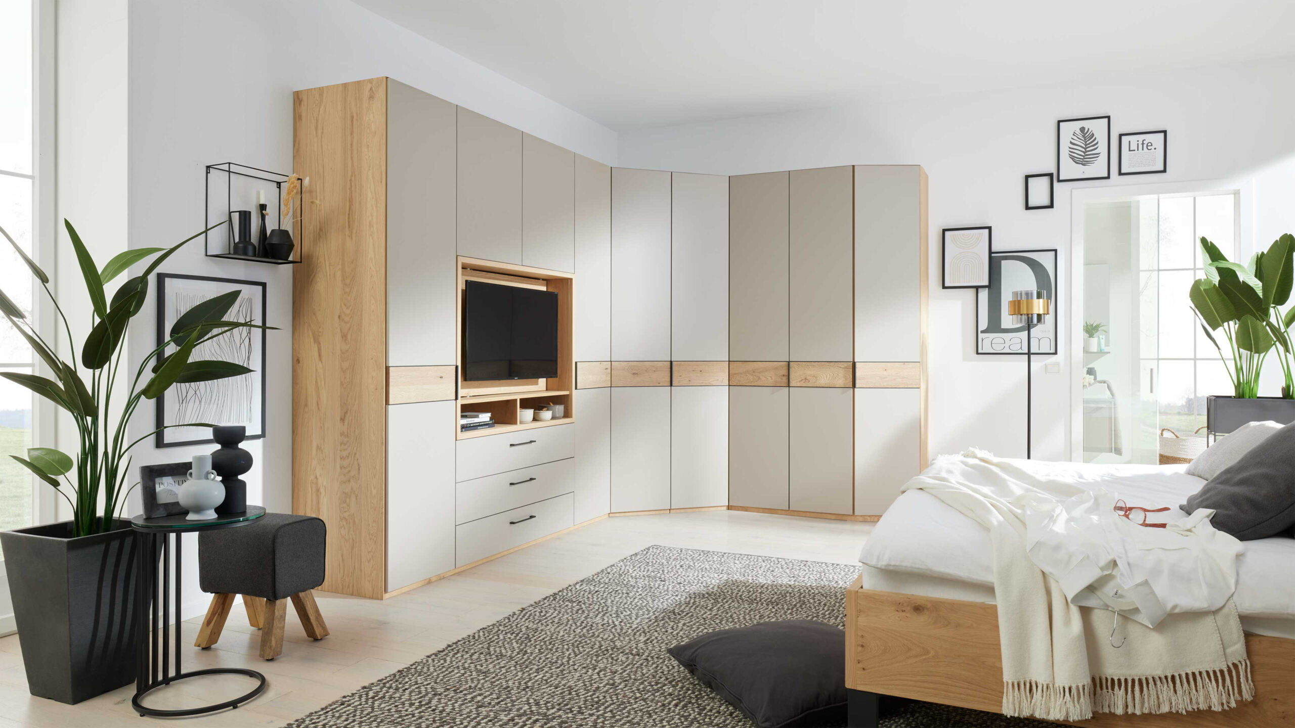 Interliving Kleiderschrank Serie 1207 – Eckschrank throughout Schlafzimmer Mit Eckschrank